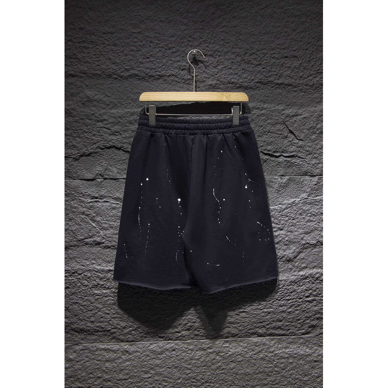 Chrome Heart  Embroidered Cotton Shorts Black