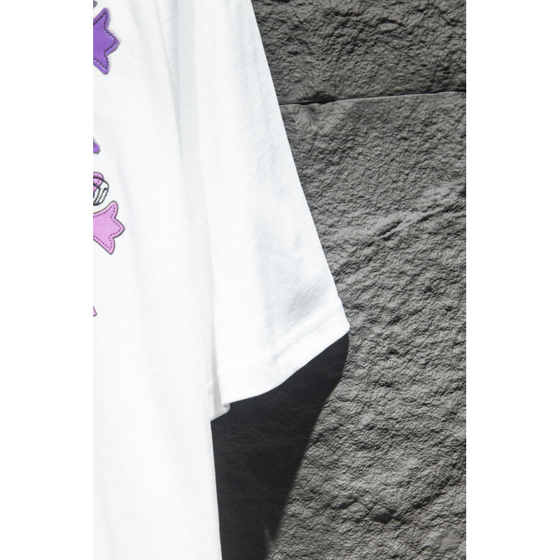 Chrome Heart Logo Cotton T-Shirt White