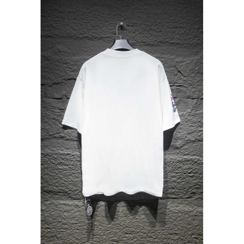 Chrome Heart Logo Cotton T-Shirt White