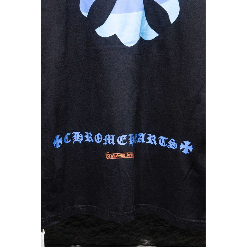 Chrome Heart Logo T-Shirt Cotton Black