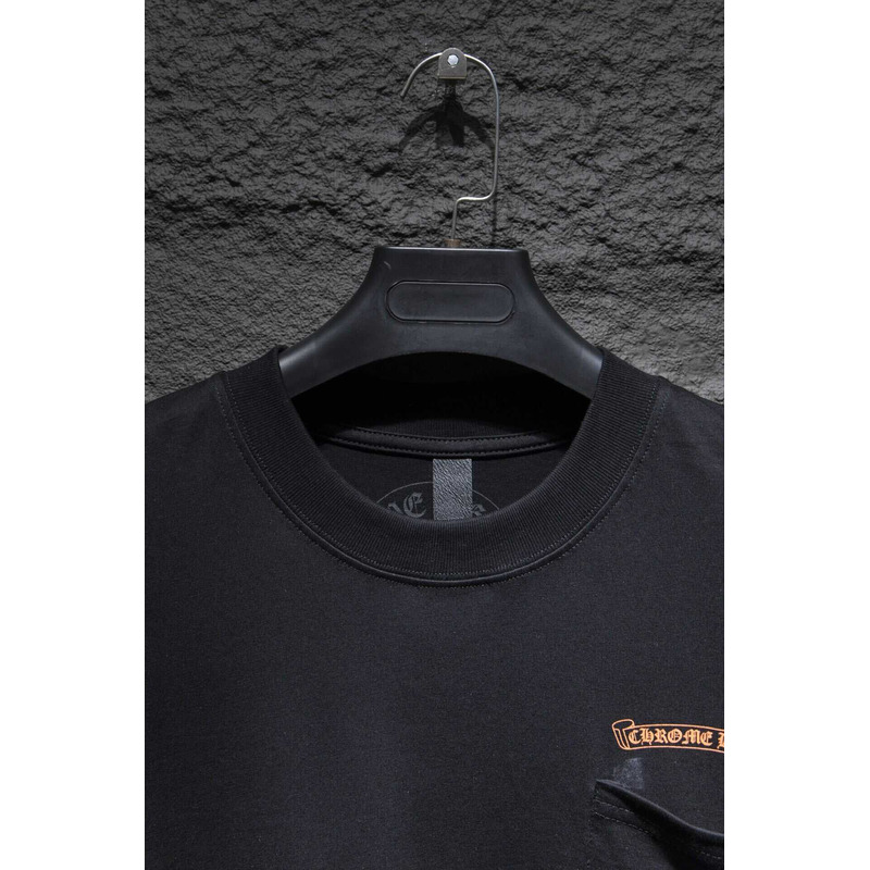 Chrome Heart Logo T-Shirt Cotton Black