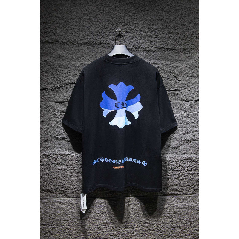 Chrome Heart Logo T-Shirt Cotton Black