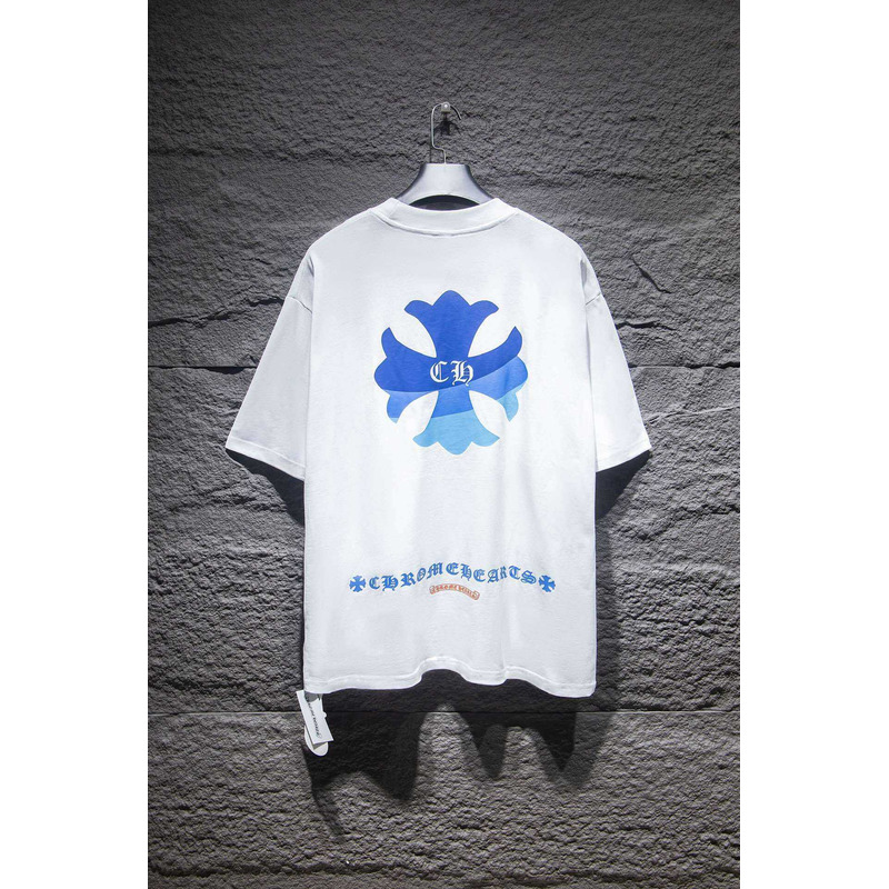 Chrome Heart Logo T-Shirt Cotton White