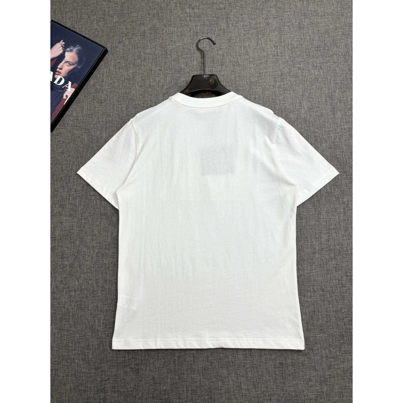 Dolce & Gabbana Logo Embroidered T-Shirt White