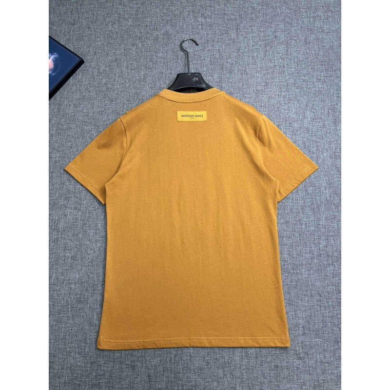 l**is V*t*n cotton t-shirt mustard