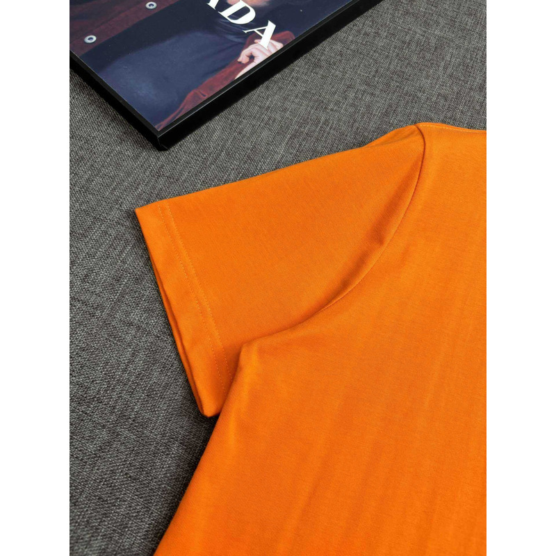 Pra*a cotton t-shirt luminous orange