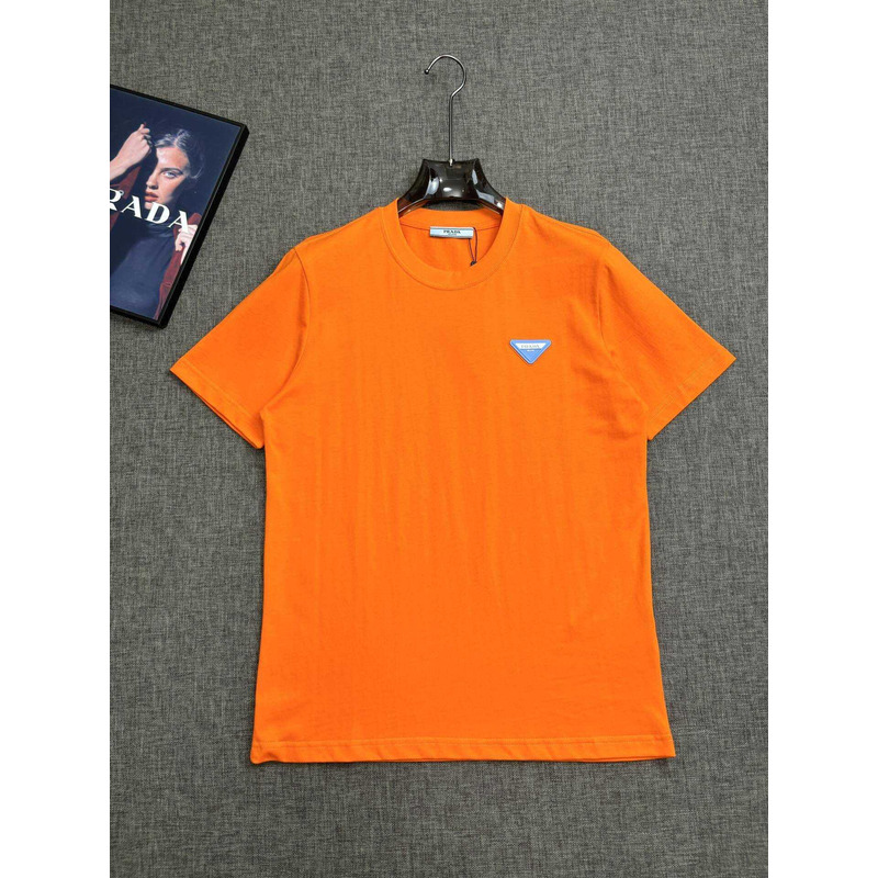 Pra*a cotton t-shirt luminous orange