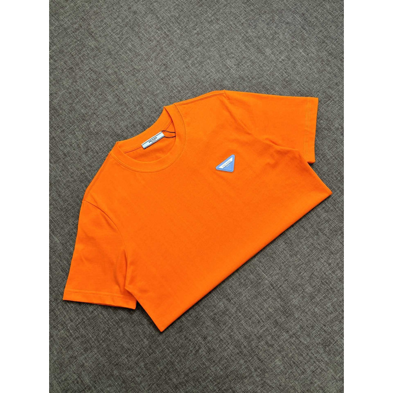 Pra*a cotton t-shirt luminous orange