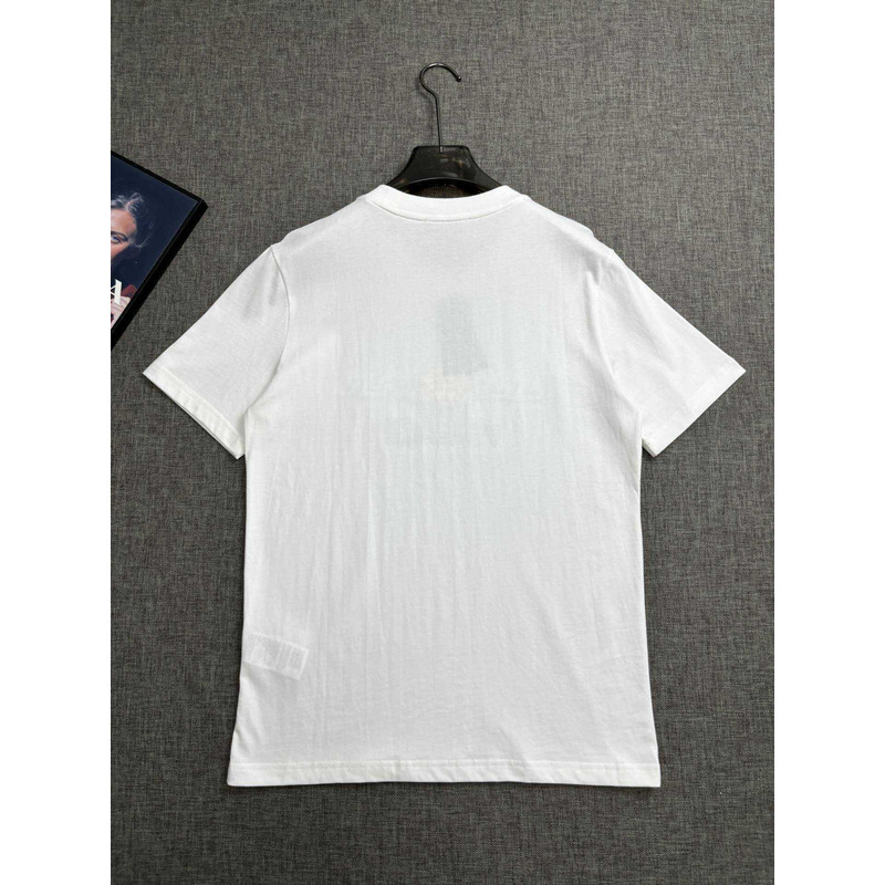 Versace Medusa Logo Embroidered T-Shirt White