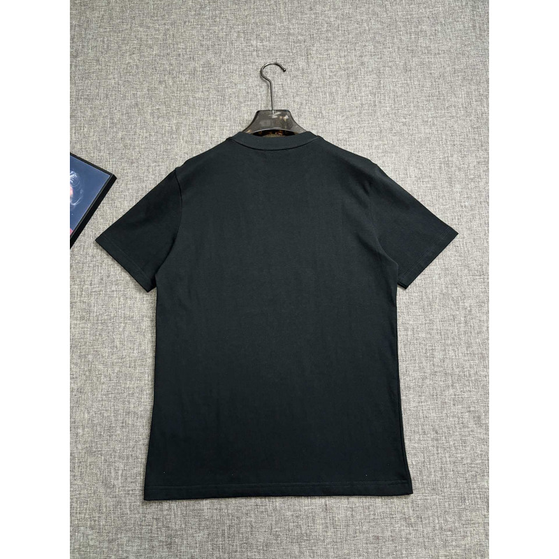 Versace Medusa Logo Embroidered T-Shirt Black