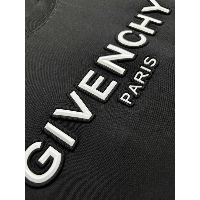 Givenchy Archetype Logo Print T-shirt Cotton Black