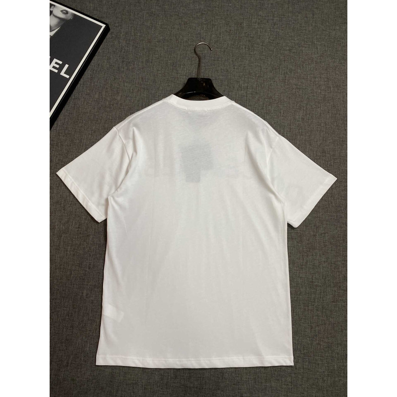 Dolce & Gabbana Short T-shirt With DG Logo White