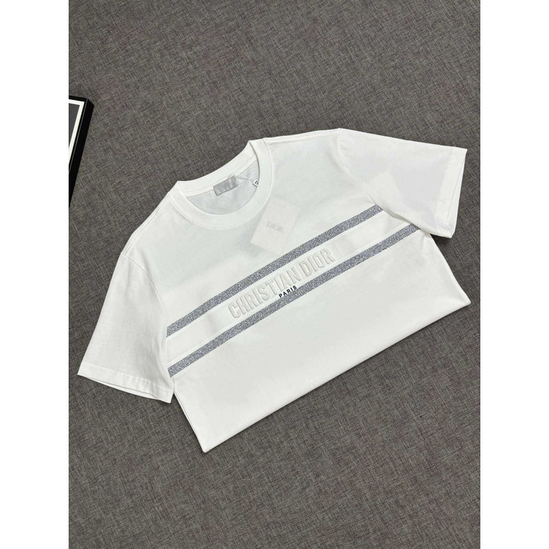 D*or logo cotton t-shirt white