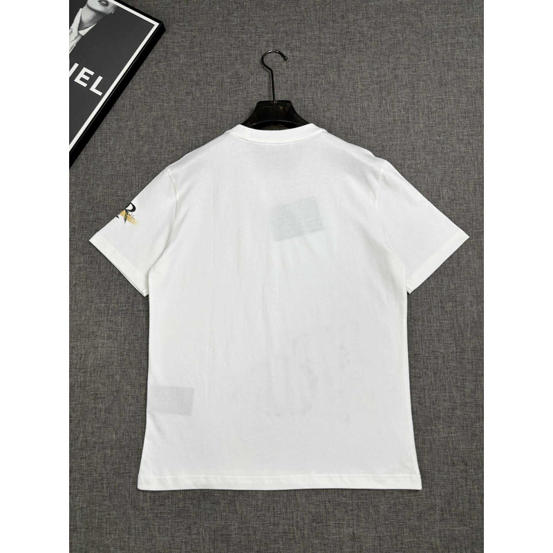 Pra*a printed cotton t-shirt white