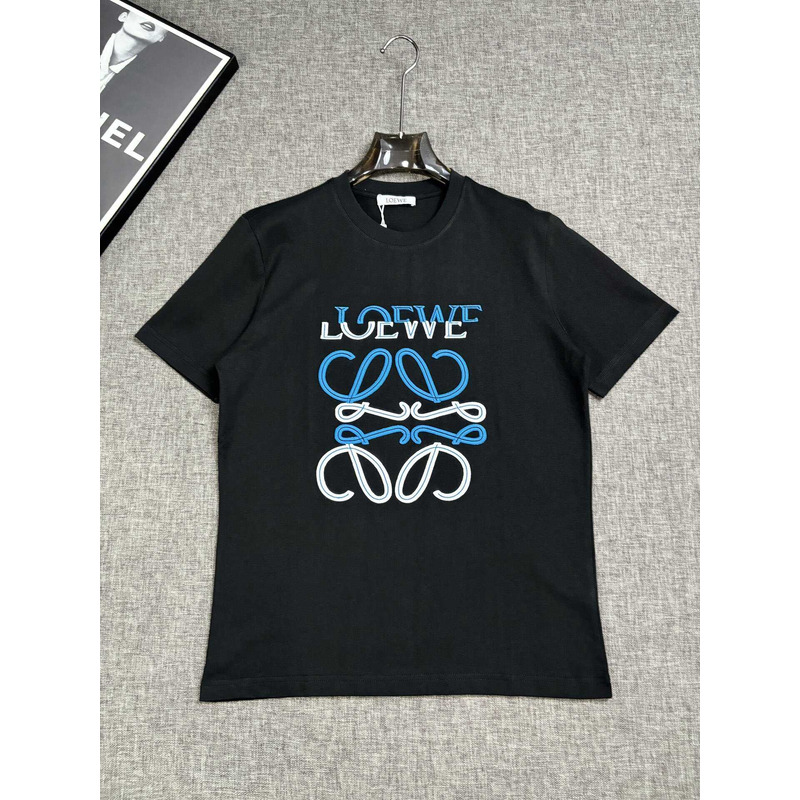 Loewe Relaxed Fit In Cotton T-Shirt Black