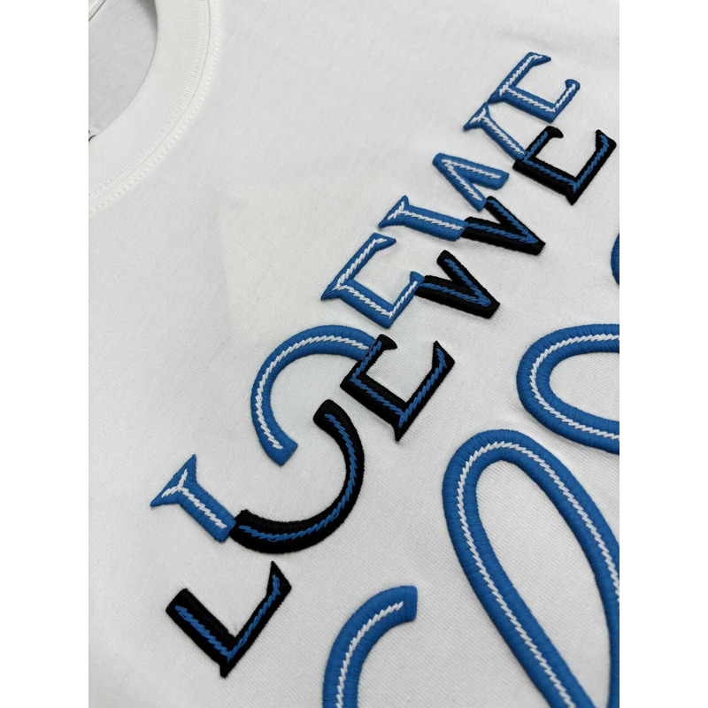 Loewe Relaxed Fit In Cotton T-Shirt White