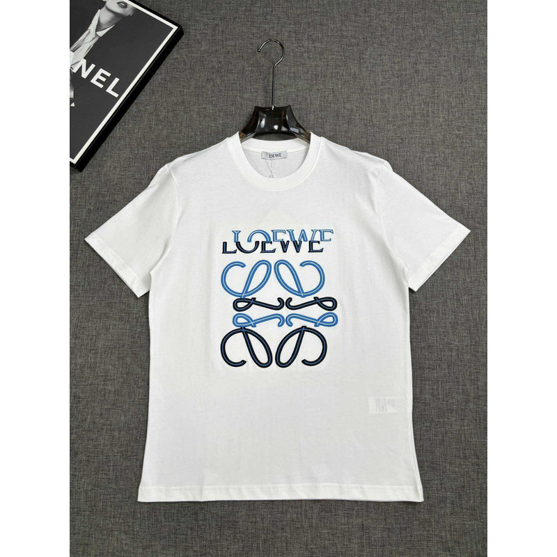 Loewe Relaxed Fit In Cotton T-Shirt White