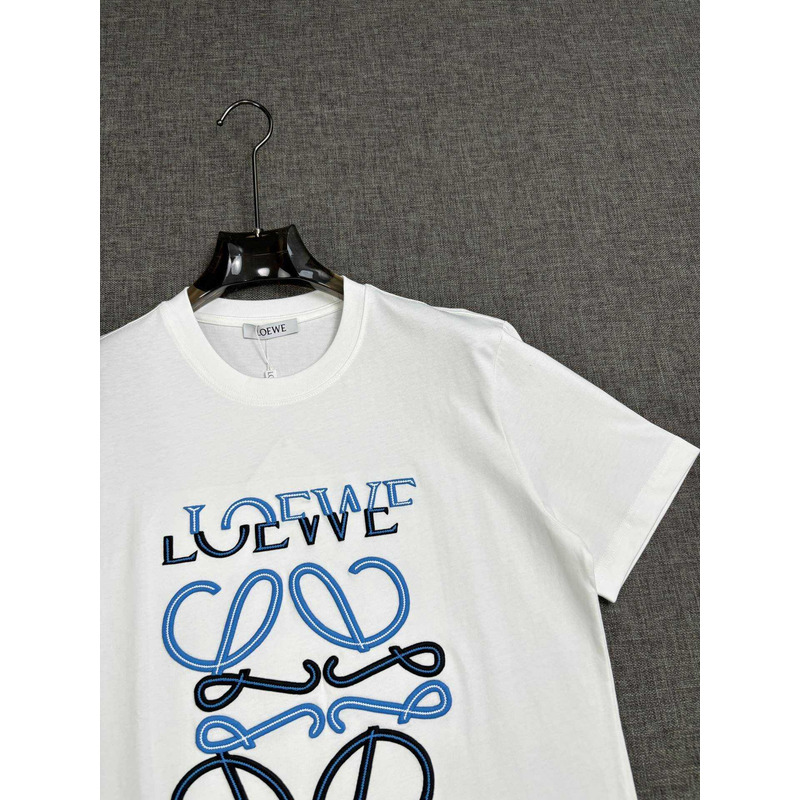 Loewe Relaxed Fit In Cotton T-Shirt White