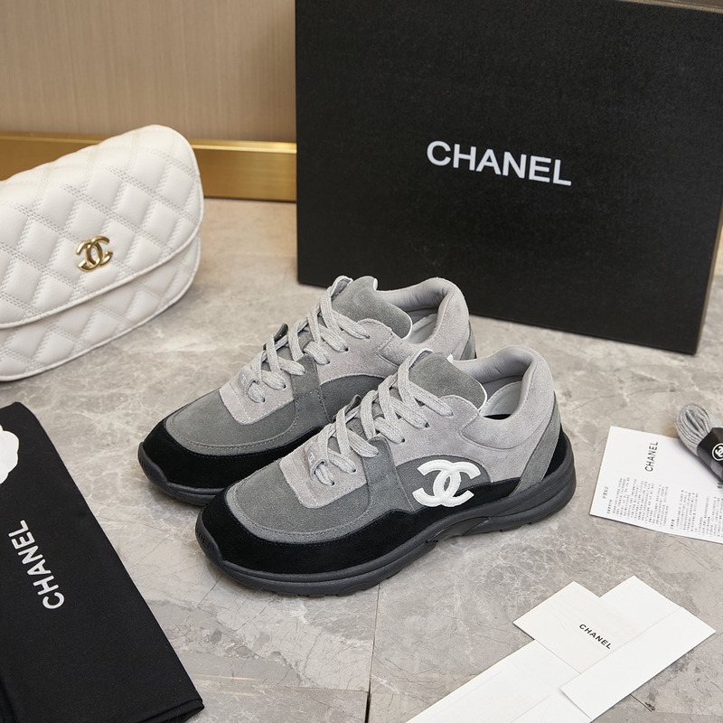 Ch*el low top trainer cc grey