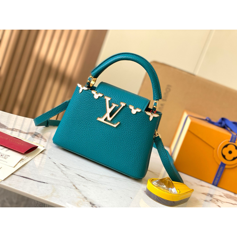 l**is V*t*n capucines mini green bag