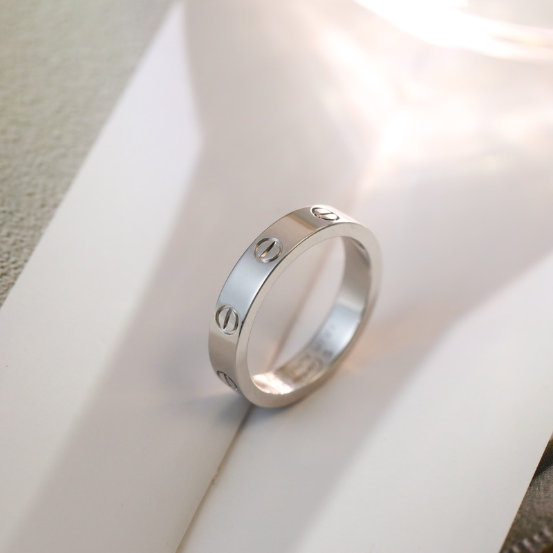 Cartier Love Wedding Band Sliver