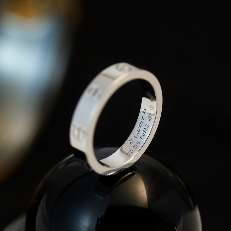 Cartier Love Wedding Band Sliver