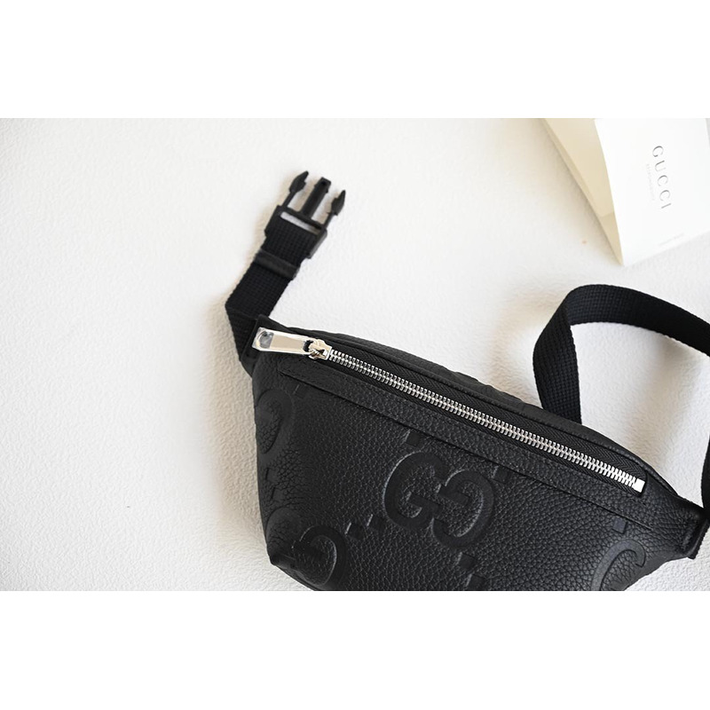 G*u*i gg-embossed belt bag