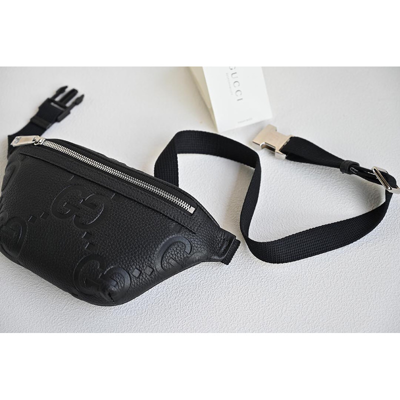 G*u*i gg-embossed belt bag