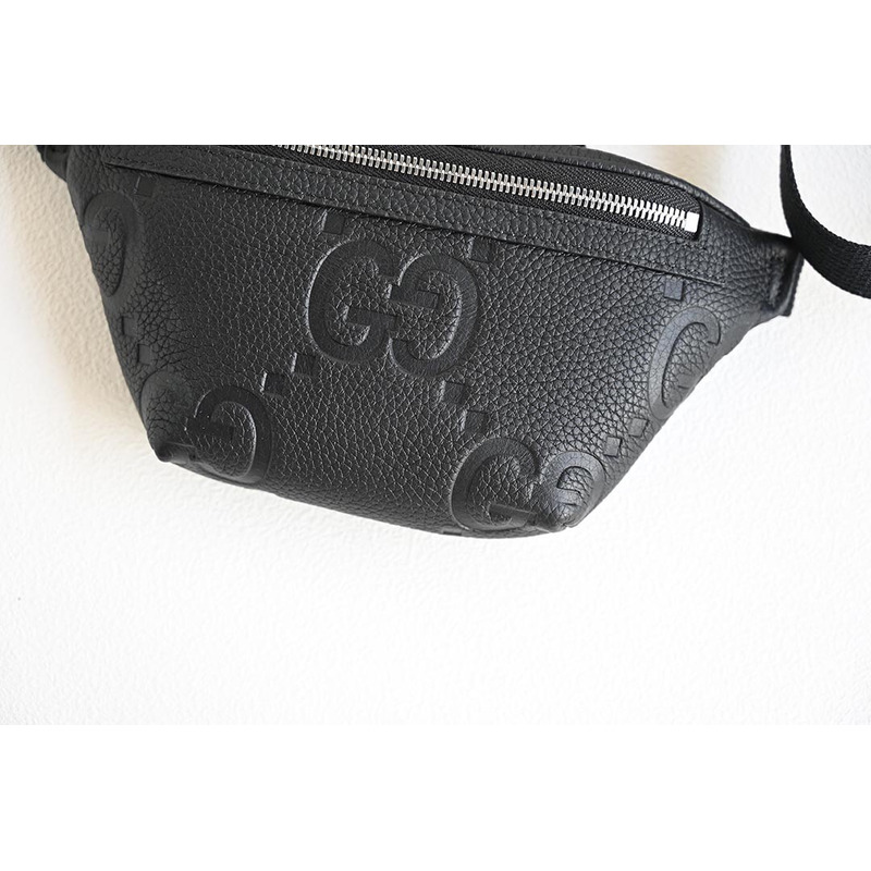 G*u*i gg-embossed belt bag