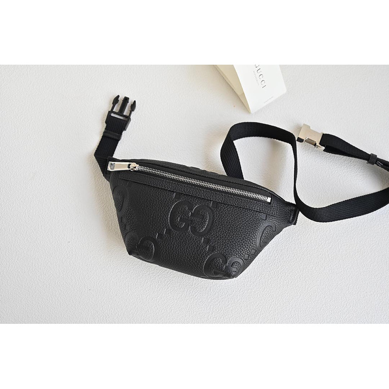 G*u*i gg-embossed belt bag