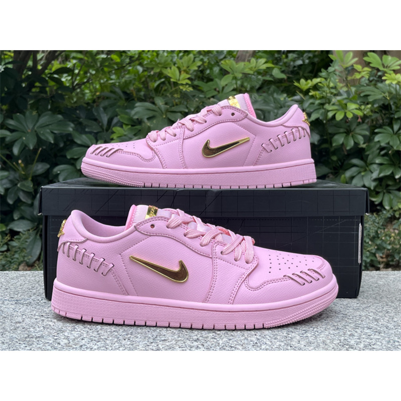 Air Jordan 1 Low Top Sneakers \"Method Of Make Perfect Pink\"