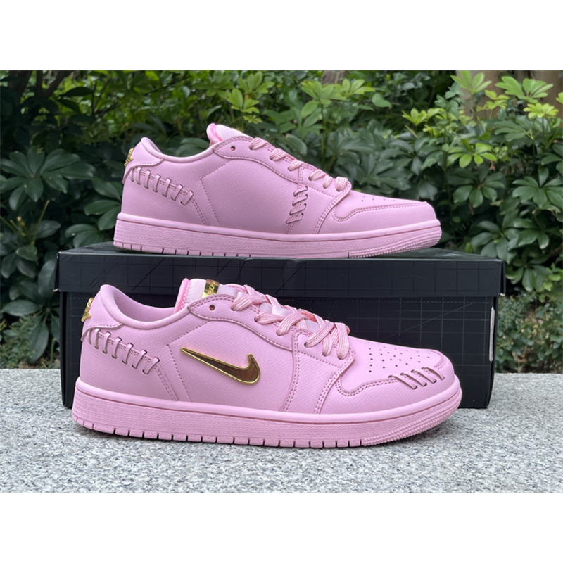 Air Jordan 1 Low Top Sneakers \"Method Of Make Perfect Pink\"