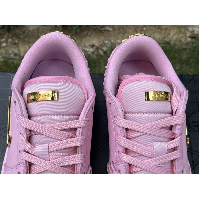 Air Jordan 1 Low Top Sneakers \"Method Of Make Perfect Pink\"