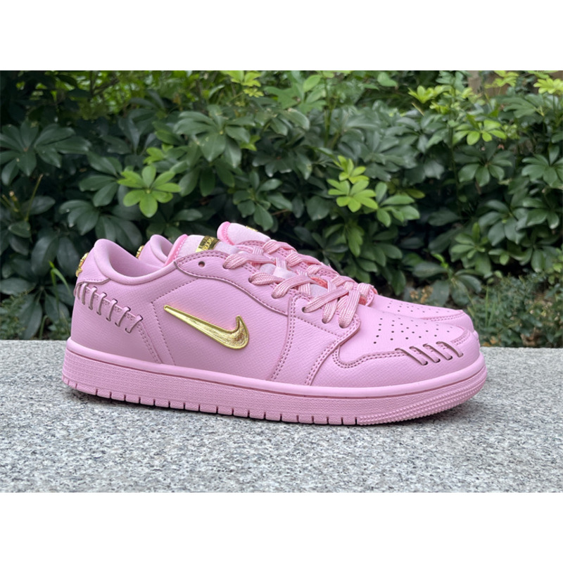 Air Jordan 1 Low Top Sneakers \"Method Of Make Perfect Pink\"