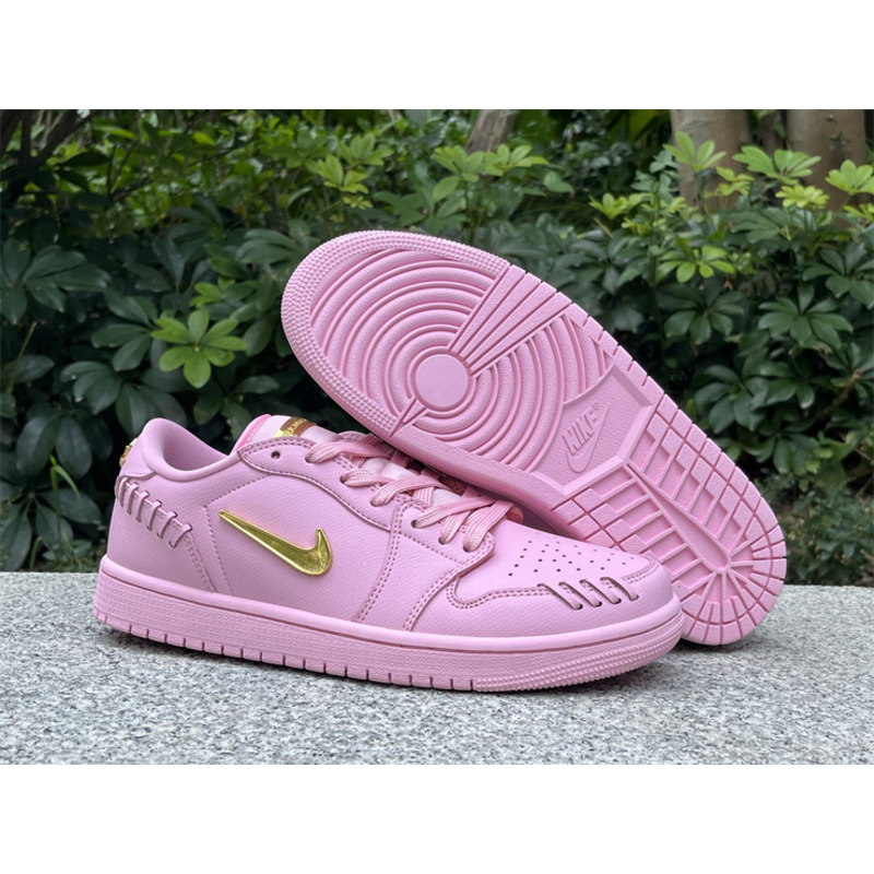 Air Jordan 1 Low Top Sneakers \"Method Of Make Perfect Pink\"