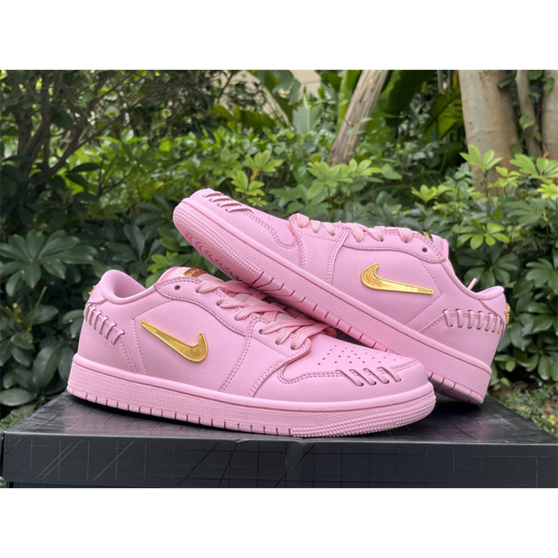 Air Jordan 1 Low Top Sneakers \"Method Of Make Perfect Pink\"