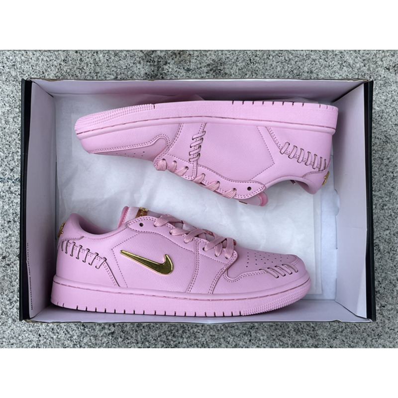 Air Jordan 1 Low Top Sneakers \"Method Of Make Perfect Pink\"