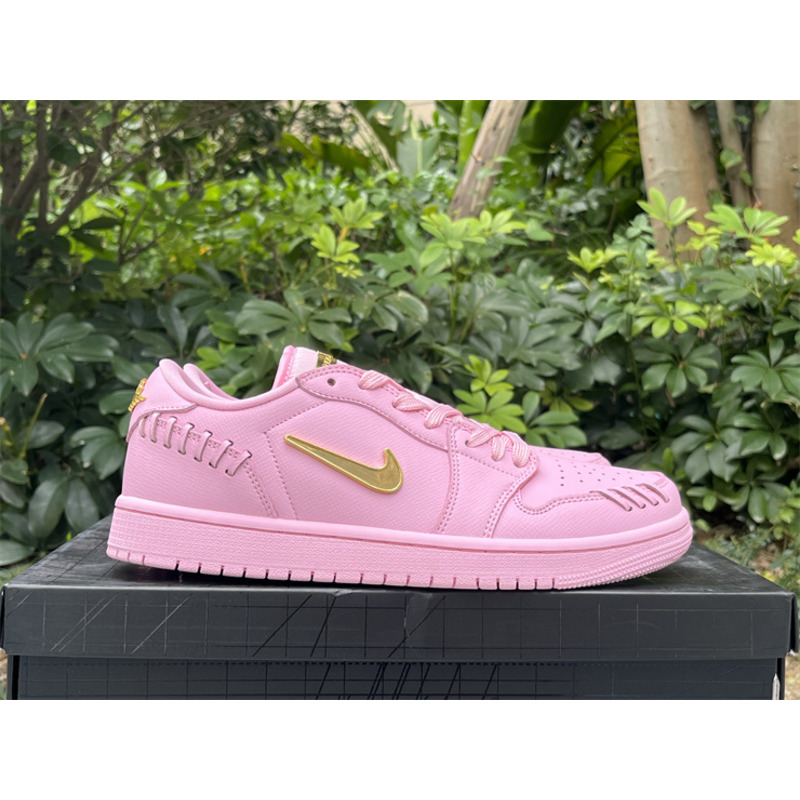 Air Jordan 1 Low Top Sneakers \"Method Of Make Perfect Pink\"