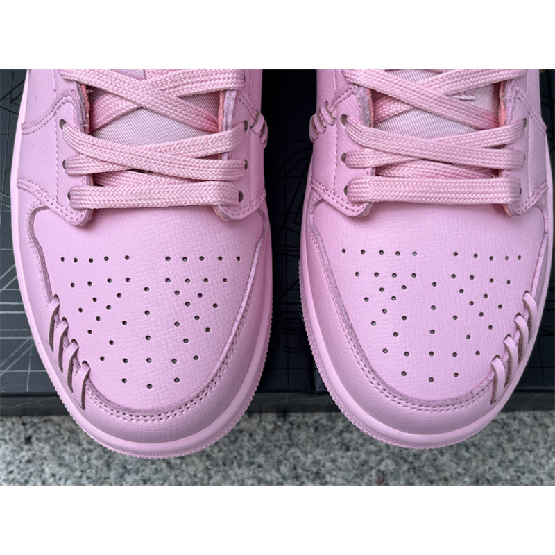 Air Jordan 1 Low Top Sneakers \"Method Of Make Perfect Pink\"