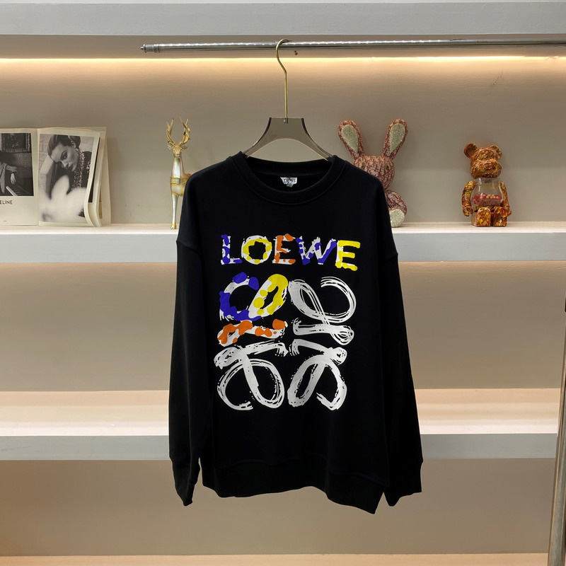 Loewe Anagram Sweatshirt In Beige