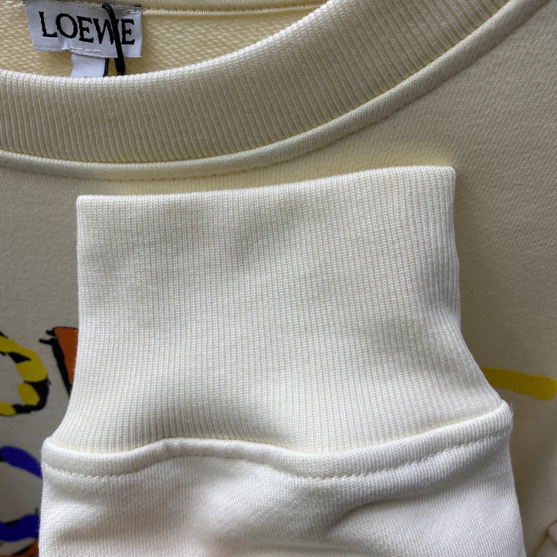 Loewe Anagram Sweatshirt In Beige