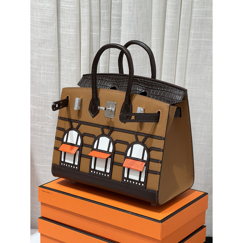 H**mes britain H**mes birkin sellier faubourg tote bag