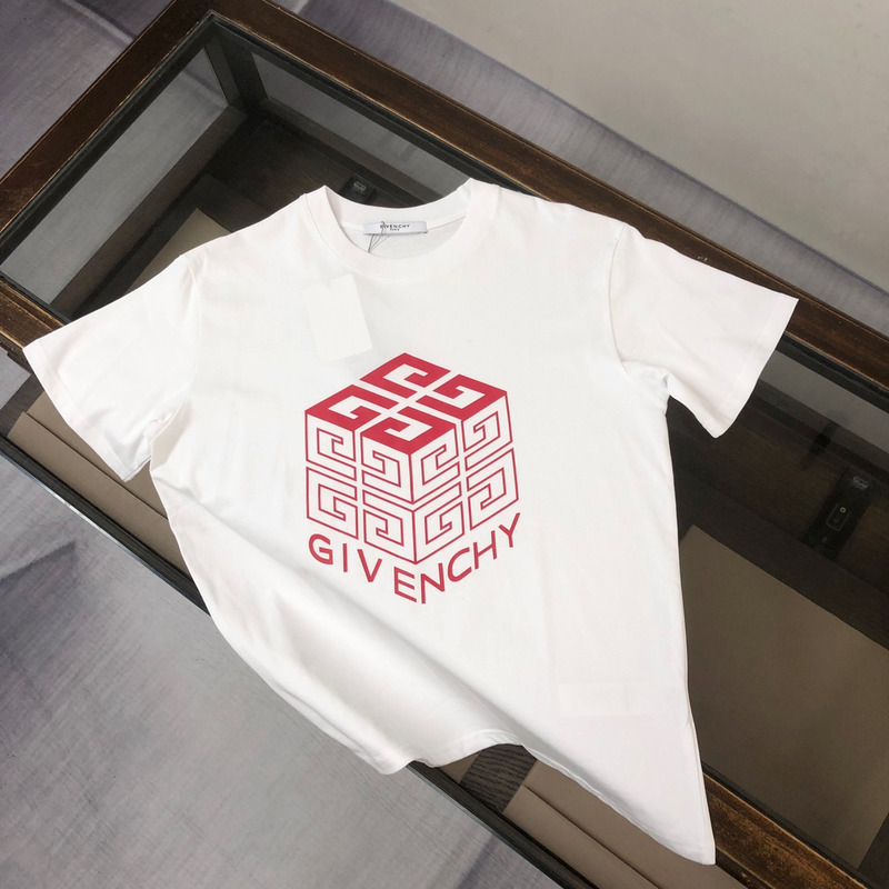 Givenchy Printed Logo T-Shirt Cotton White