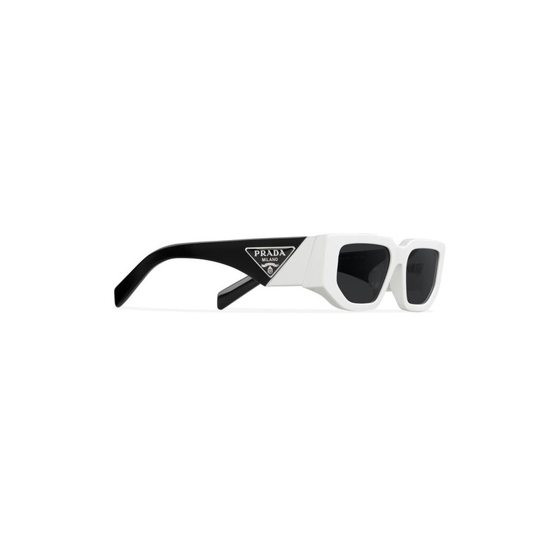 Pra*a sunglasses with triangle logo black/white