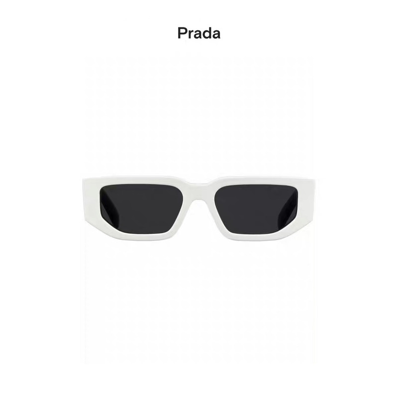 Pra*a sunglasses with triangle logo black/white