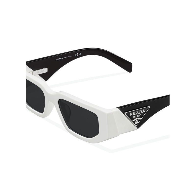 Pra*a sunglasses with triangle logo black/white