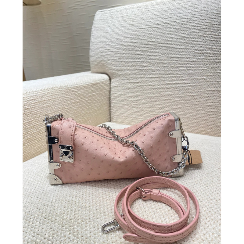 l**is V*t*n slim trunk ostrich leather pink