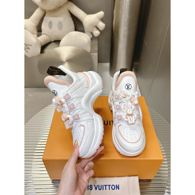 l**is V*t*n archlight sneaker blanc rose