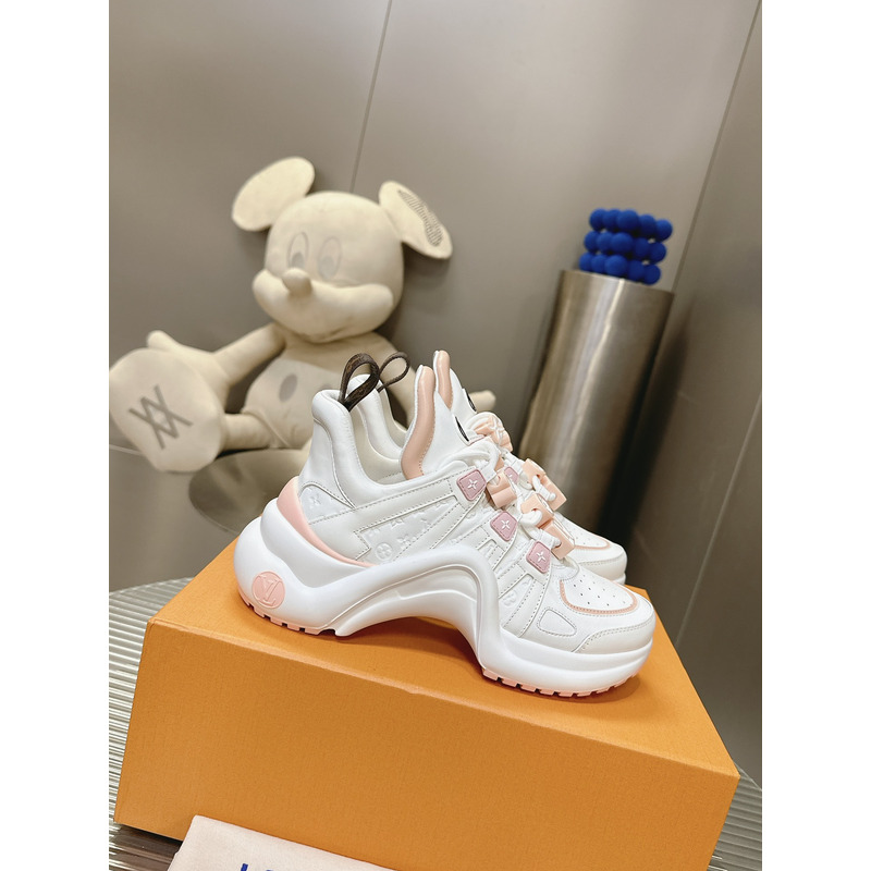 l**is V*t*n archlight sneaker blanc rose