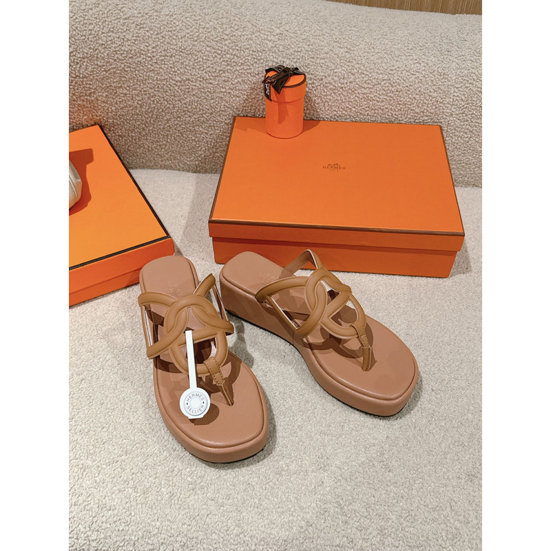 Hermès Gipsy Sandal Brown